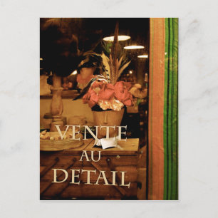 Vente au Detail Postcard