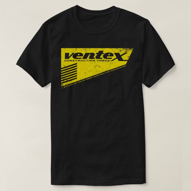 VenteX Construction Yards T-Shirt (Design Front)