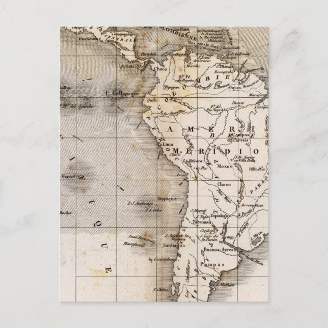 Vents Amerique Postcard (Front)