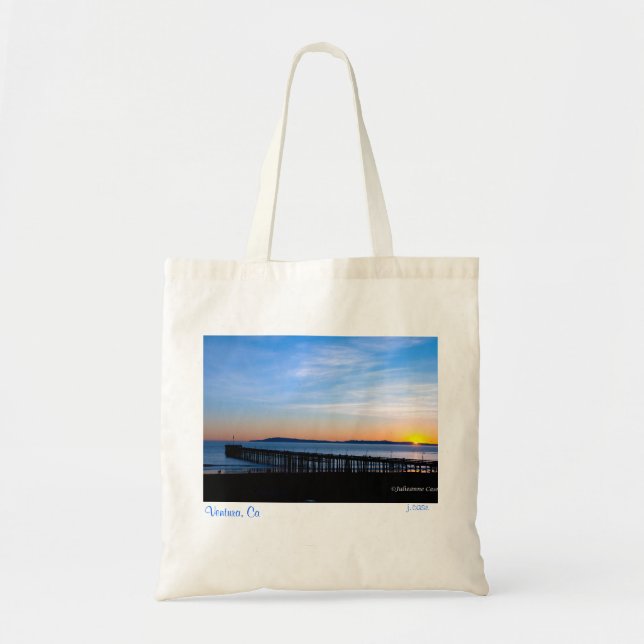 Ventura, Ca Sunset Tote Bag (Front)