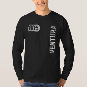 Ventura California 805 Area Code Vintage Retro T-Shirt