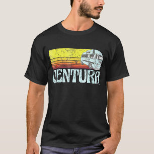 Ventura California Hippie Van  Beach Surfer T-Shirt