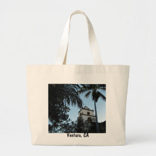 Ventura, California, Mission Large Tote Bag
