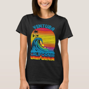 Ventura California Retro Throwback Surf & Beach So T-Shirt