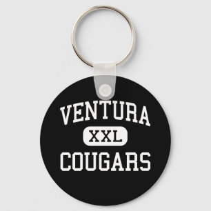 Ventura - Cougars - High - Ventura California Key Ring