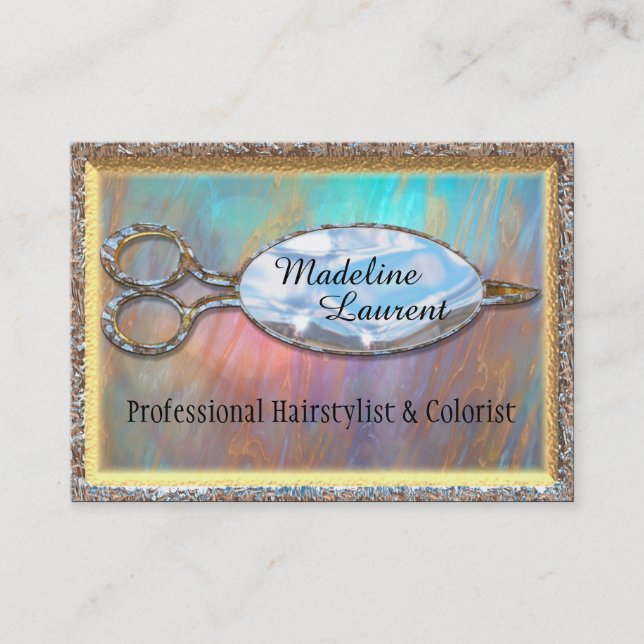 Ventura Cut Hairstylist Salon   3.5" x 2.5" Business Card (Front)