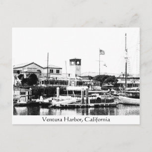 Ventura Harbour, California Postcard