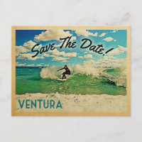 Ventura Save The Date California Surfing