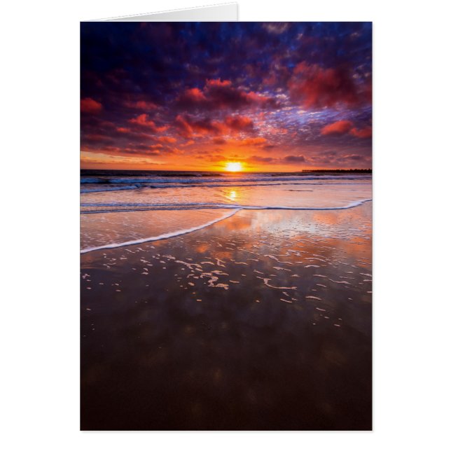 Ventura State Beach At Sunset (Front)