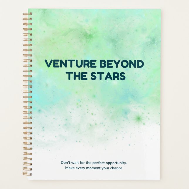 Venture Beyond the Stars Planner (Front)