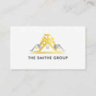 Venture Capitalist Corporate Construction Business Card