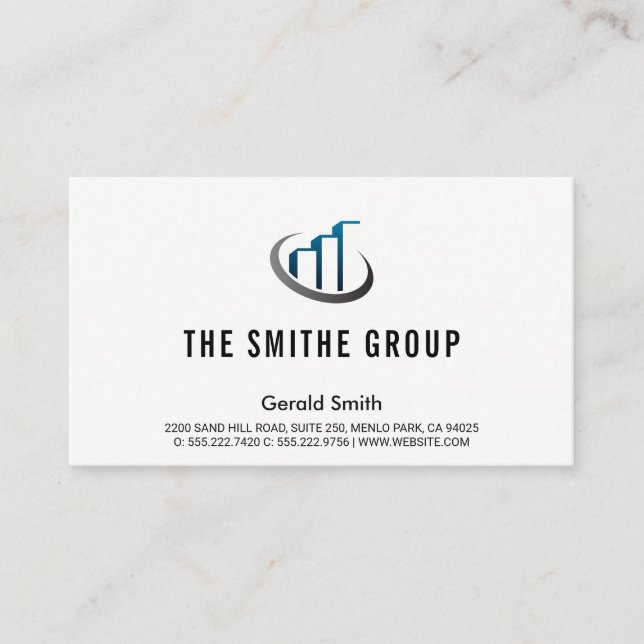 Venture Capitalist | Corporate | Real Estate Business Card (Front)