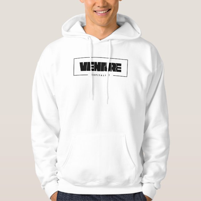 Venture Capitalist Power Moves in Premium Comfort Hoodie (Front)