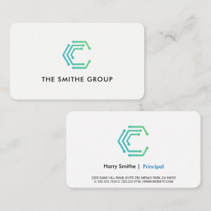 Venture Capitalist Tech Corporate Business Card
