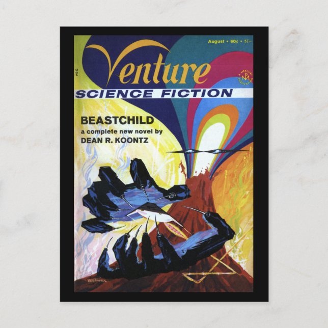 Venture Science Fiction v04 n03 (1970-08.Mercury)_ Postcard (Front)