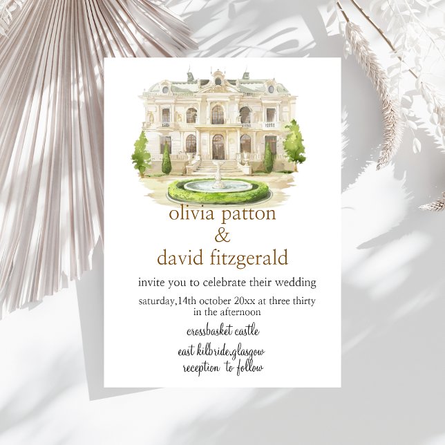 Venue Painting Wedding Invitation (Creator Uploaded)