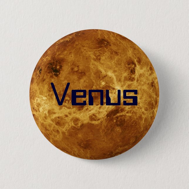 Venus 6 Cm Round Badge (Front)