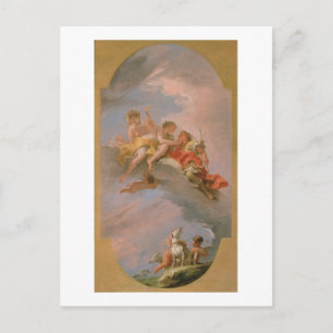 Venus and Adonis (oil on canvas) Postcard