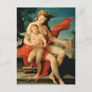 Venus and Cupid, 1785 Postcard