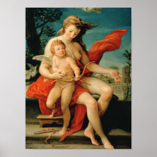 Venus and Cupid, 1785 Poster