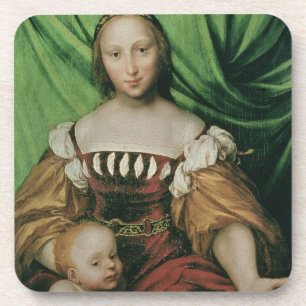 Venus and Cupid, c.1524 (oil on limewood) Coaster
