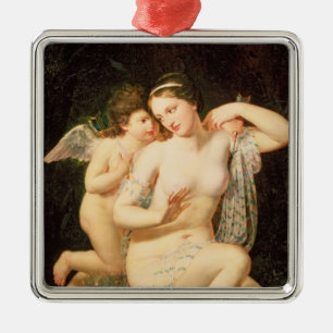 Venus and Cupid Metal Ornament