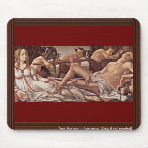 Venus And Mars By Botticelli Sandro (Best Quality) Mouse Pad