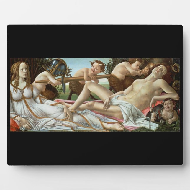 Venus and Mars, c.1485 (tempera and oil) Plaque (Front)