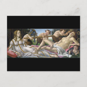 Venus and Mars, Sandro Botticelli Postcard