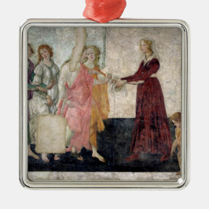 Venus and the Graces Metal Ornament