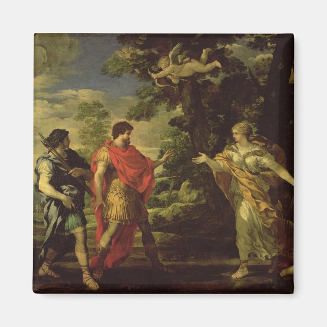 Venus Appearing to Aeneas as a Huntress, c.1635 (o Magnet (Front)