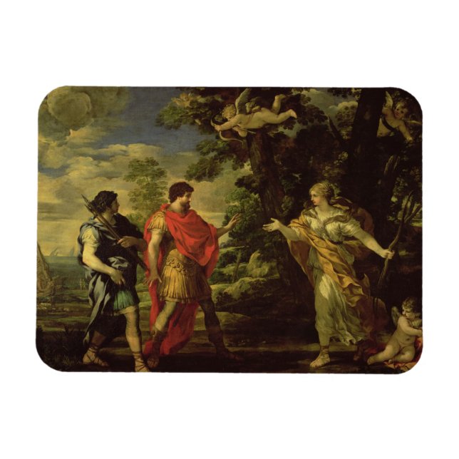 Venus Appearing to Aeneas as a Huntress, c.1635 (o Magnet (Horizontal)