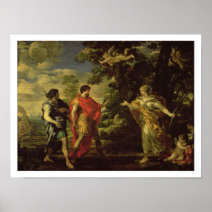 Venus Appearing to Aeneas as a Huntress, c.1635 (o Poster
