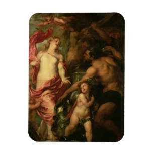 Venus asking Vulcan for the Armour of Aeneas (oil Magnet