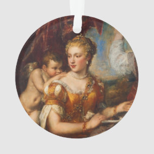 Venus Blindfolding Cupid Acrylic Ornament