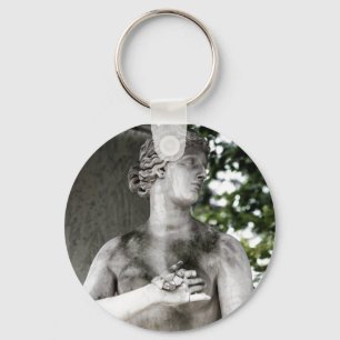 Venus Button Keychain