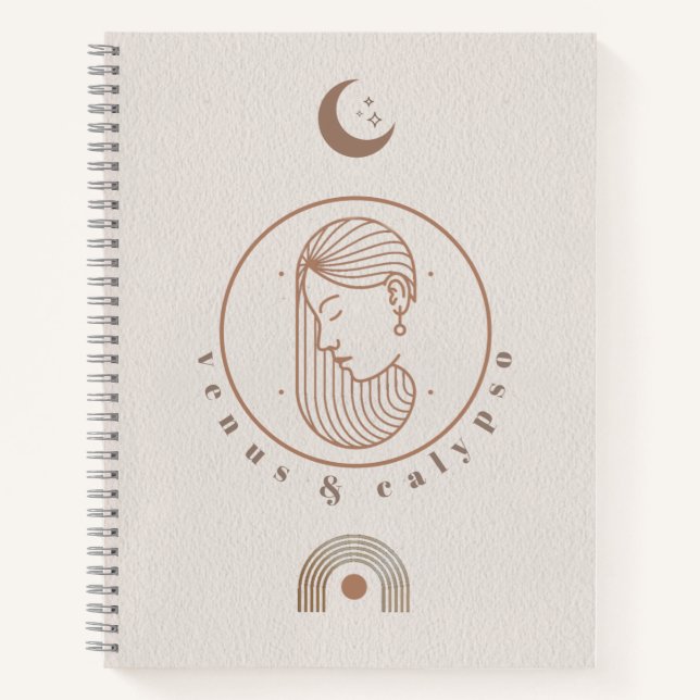 Venus + Calypso Spiral Notebook (Front)