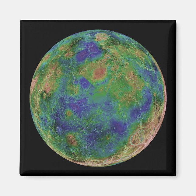 Venus centred on the South Pole Magnet (Front)