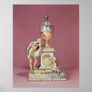 Venus clock-case, marble and ormolu poster