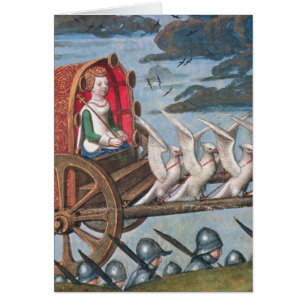 Venus comes to the rescue on a chariot drawn