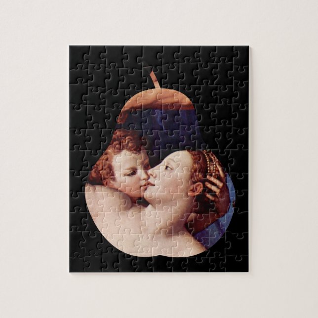 Venus Cupid Folly and Time by Bronzino puzzle (Vertical)