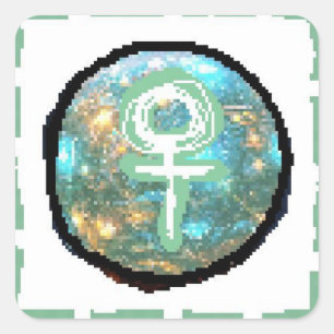Venus Day Square Sticker