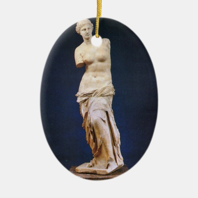 Venus de Milo Ceramic Ornament (Front)