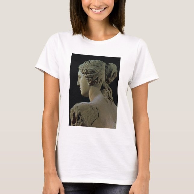 Venus de Milo, detail of the back of the head, Hel T-Shirt (Front)