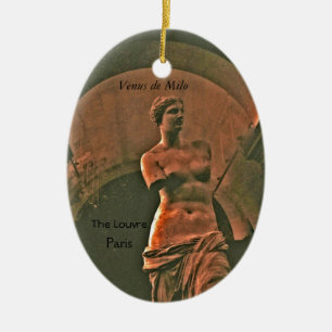 Venus de Milo Louvre Keepsake Ornament