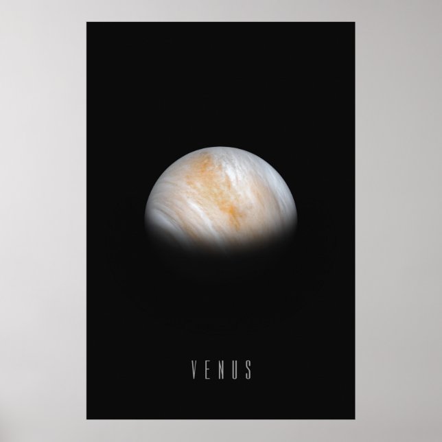 Venus - Earth's Twin and the Hottest Planet in Our Poster (Front)