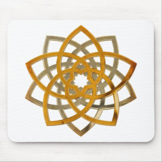 Venus Flower Duo - antique metal Mouse Pad