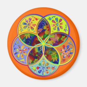 Venus Flower of Love fineART Flower Power Magnet