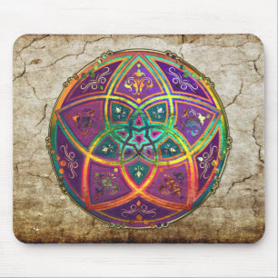 Venus Flower of Love fineART Oriental Antique Gold Mouse Pad