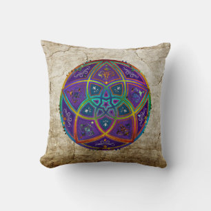 Venus Flower of Love fineART Oriental Antique lila Cushion